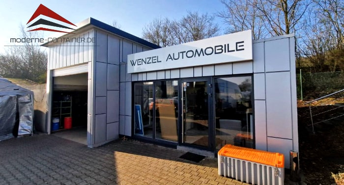 Moderne Werkstattcontainer